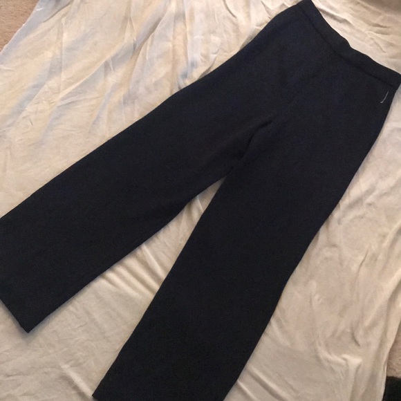 ST. JOHN SANTANA KNIT PANTS SZ 4 NAVY BLUE - Picture 6 of 11